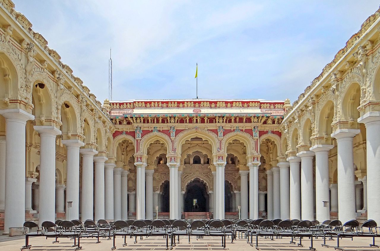 Le palais de Thirumalai Nayak Madurai Inde 14143375983